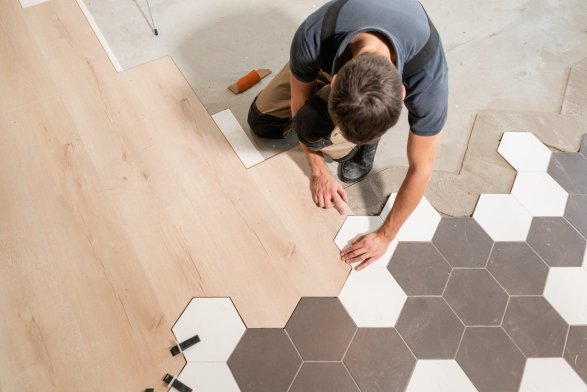 Flooring installation services in New Lenox